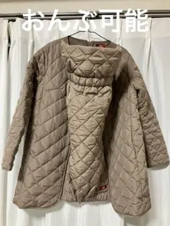 POLO 3way ママコート キルティングコート マタニティM〜L ブラウン系