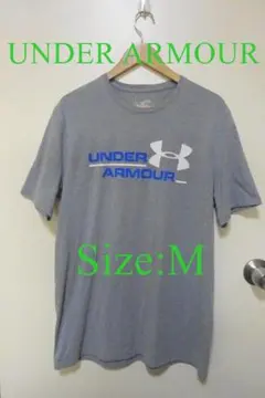 USA古着　UNDER ARMOUR　胸に大きくロゴTシャツ　Mサイズ