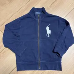 Polo by Ralph Lauren ネイビー ジップアップ 110
