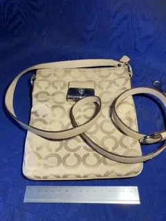I*C様 Coach ショルダーバッグ ベージュ　汚れ多数あり