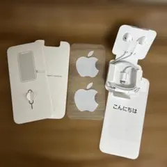 Apple 純正EarPods有線イヤホン SIMトレイピン アップルシール