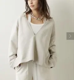 Whim Gazette(ウィム ガゼット) スウェットVプルオーバー