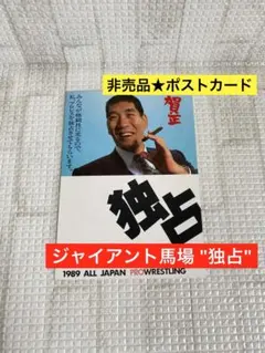 全日本プロレス∕ミニカード∕No.5∕ジャイアント馬場∕昭和レトロ