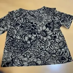 ジョルジュレッシュ　花柄　カーキ　シアートップス　38 M カーキ　ショート丈のサムネイル
