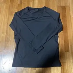 インナー ランニング 長袖ブラック