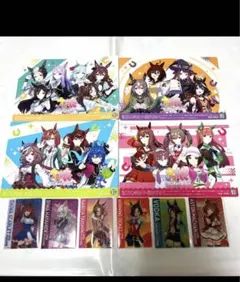 ウマ娘プリティーダービー マルチシート、ダブルポケットミニクリアファイル