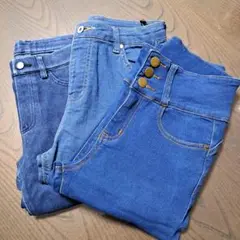 リメイク素材 ブルージーンズ デニム 着用も可能