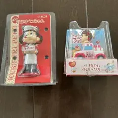 ペコちゃんプルバックカー　&首ふりペコちゃんのサムネイル