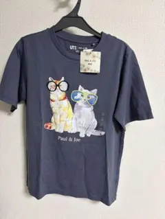 PAUL & JOE 猫イラスト Tシャツ Sサイズ グレー