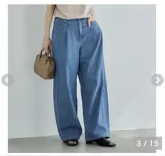 mysa デニムカーブパンツのサムネイル