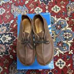 Clarks クラークス レザー チャッカブーツ ブラウン　　us7 ハーフのサムネイル