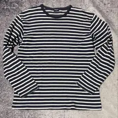 OLD UNIQLO ボーダー　ロンT ノームコア アーカイブ 90s 紺タグ