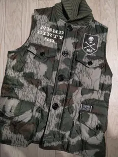 NEIGHBORHOOD　ネイバーフッド　ダウンベスト　迷彩柄