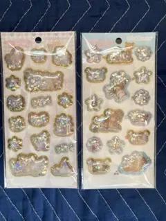 キラっとぷくぷく エアーシール リラックマ シールマ－ケット 2種類セット 新品