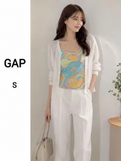 新品タグ付 GAP ペイズリー柄キャミソール Sのサムネイル