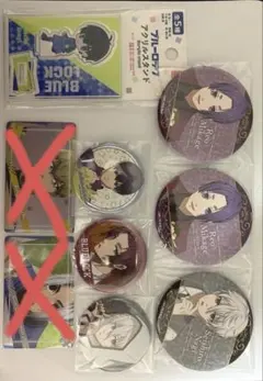 ブルーロック御影玲王凪誠士郎潔世一糸師冴グッズセット缶バッジミニアクスタ