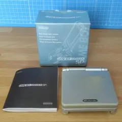 【ジャンク品】　ゲームボーイアドバンス SP パールブルー 本体