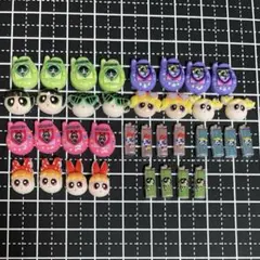 ネイルパーツ アメキャラ パワパフセット 各4 9種類 まとめ売り セット