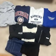 SHIN 冬服S〜XL トレーナー　パンツ9点セット