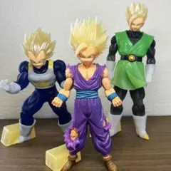 ドラゴンボールフィギュア3体セット　孫悟飯　ベジータ　超サイヤ人