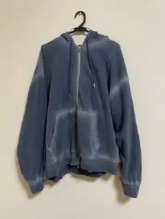 nitrous damage hood zip-up デストロイ加工 - メルカリ