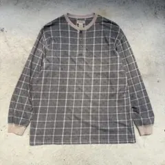 ⬜︎オーバーシルエット！south2 west8 フランネルヘンリーネック