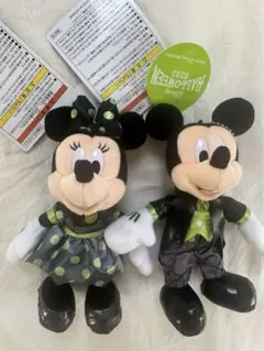 ディズニーハロウィン　ぬいぐるみチャーム　ミキミニ