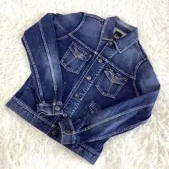 【希少・美品】ソリード×ヤヌーク　コラボ　デニムジャケット　インディゴ