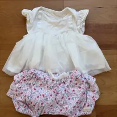 haruulalaロンパース 花柄パンツ2点セット
