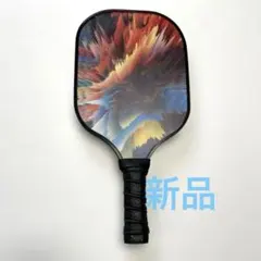 ピックルボール用パドル カラフルな抽象デザイン　グラスファイバー　軽量のサムネイル