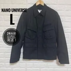 NANO UNIVERSE GROUND FLOOR ブラックジャケット L