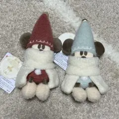 ディズニー リルリンリン 水色 ぬいば チャーム キーチェーン ☆3点