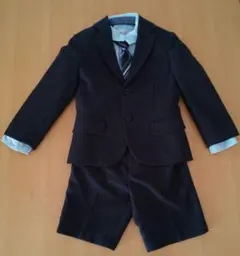 男児スーツ上下(シャツ、ネクタイ付) 110cm