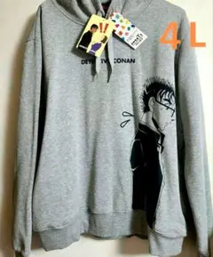 新品　名探偵コナン　京極　園子　裏起毛パーカー　大きいサイズ　4L