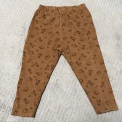 ユニクロ　恐竜柄 レギンス 90cm 10部丈