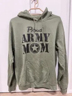 海外古着 輸入古着 M カーキ グリーンシンプルパーカー トレーナー