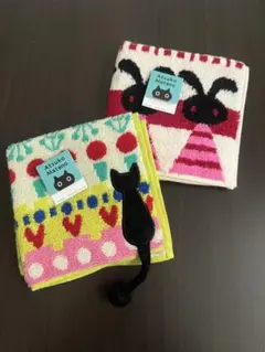 【新品未使用】Atsuko Matano タオルハンカチ 2枚セット