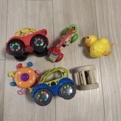 ベビー キッズ おもちゃ まとめ売り オーボール ガラガラ 木製 車 知育玩具のサムネイル