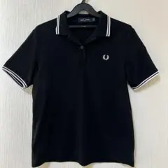 FRED PERRY フレッドペリー ブラック ポロシャツ　G3600 UK10