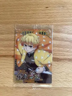 鬼滅の刃ウエハース10 プラカード 我妻善逸 SR