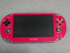 PS Vita 本体 レッド 充電ケーブル付き