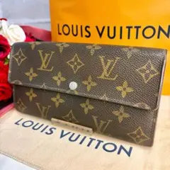 ルイヴィトン ポルトフォイユサラ モノグラム 10枚 長財布 定番 ユニセックス