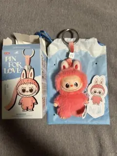 【正規品】 ラブブ ぬいぐるみ アルファベット PIN FOR LOVE N