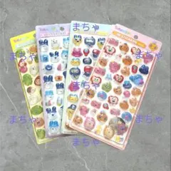 369【新品未使用】たまごっち　うるチュル　立体シール　4枚セット不備あり