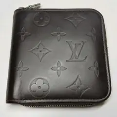 ルイヴィトン モノグラム グラセ ラウンドファスナー財布 二つ折り コンパクト