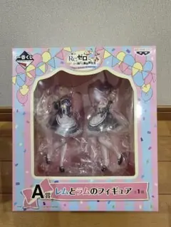 一番くじ Re:ゼロ A賞 レムとラムのフィギュアのサムネイル
