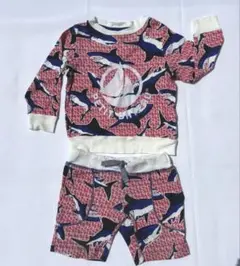 【プチバトー】 サメ柄セットアップ 95cm