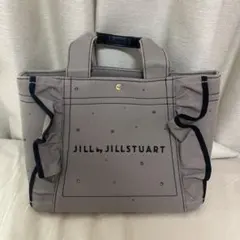 JILL by JILLSTUART ビジューフリルトート グレーポッピン
