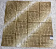 セリーヌ　CELINE ハンカチ　マカダム柄　シルク混 ① ※レア