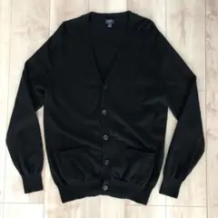 J.CREW メリノウール カーディガン Lサイズ　ニット ブラック Jクルー